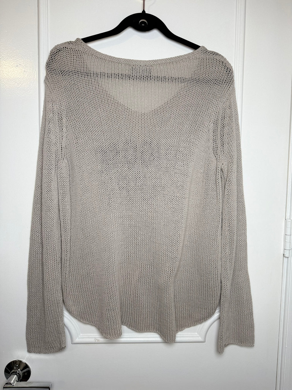Wooden Ships Choose Happy Sweater Size M/L