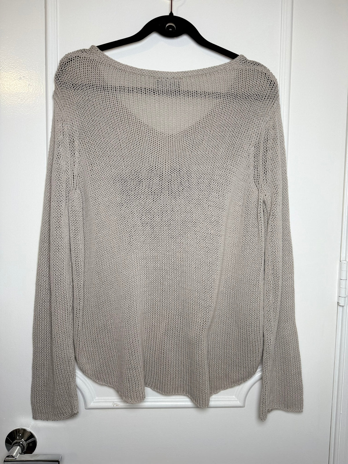 Wooden Ships Choose Happy Sweater Size M/L