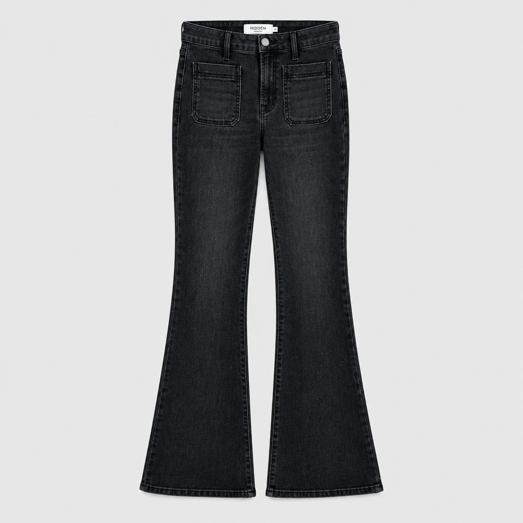 Hidden Los Angeles Black Flare Jeans Size 27
