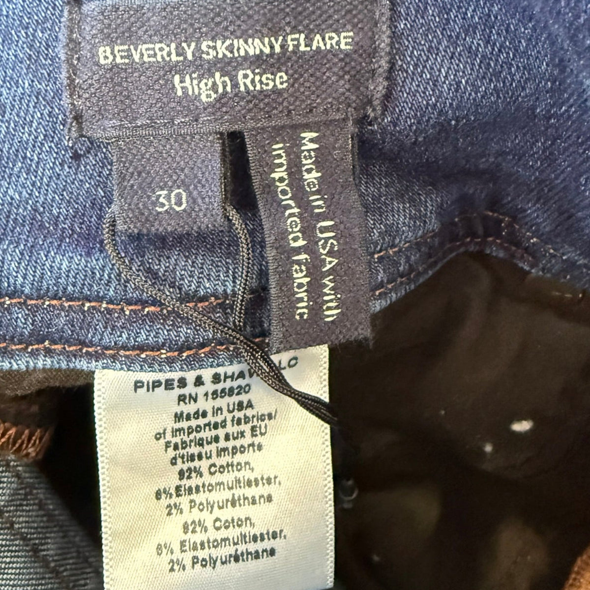 Veronica Beard Beverly Skinny Flare Jeans Size 30 (Length 26")