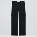 Hidden Los Angeles Black Cargo Jeans Size 26