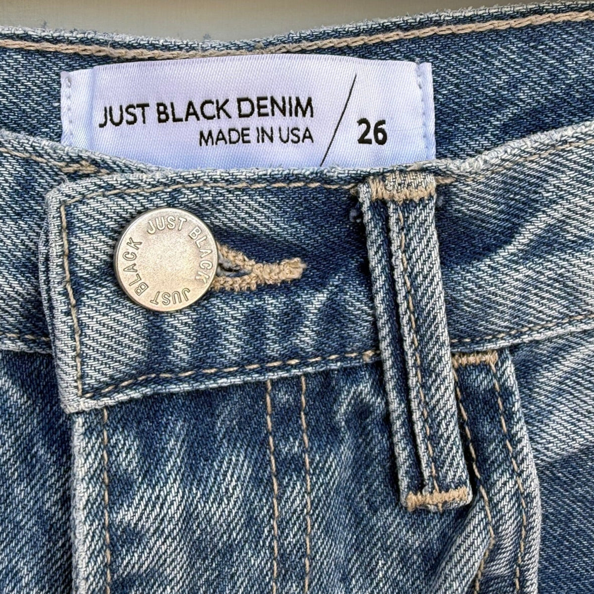 Just Black Denim Wide Leg Jeans- Sizes 25 & 26