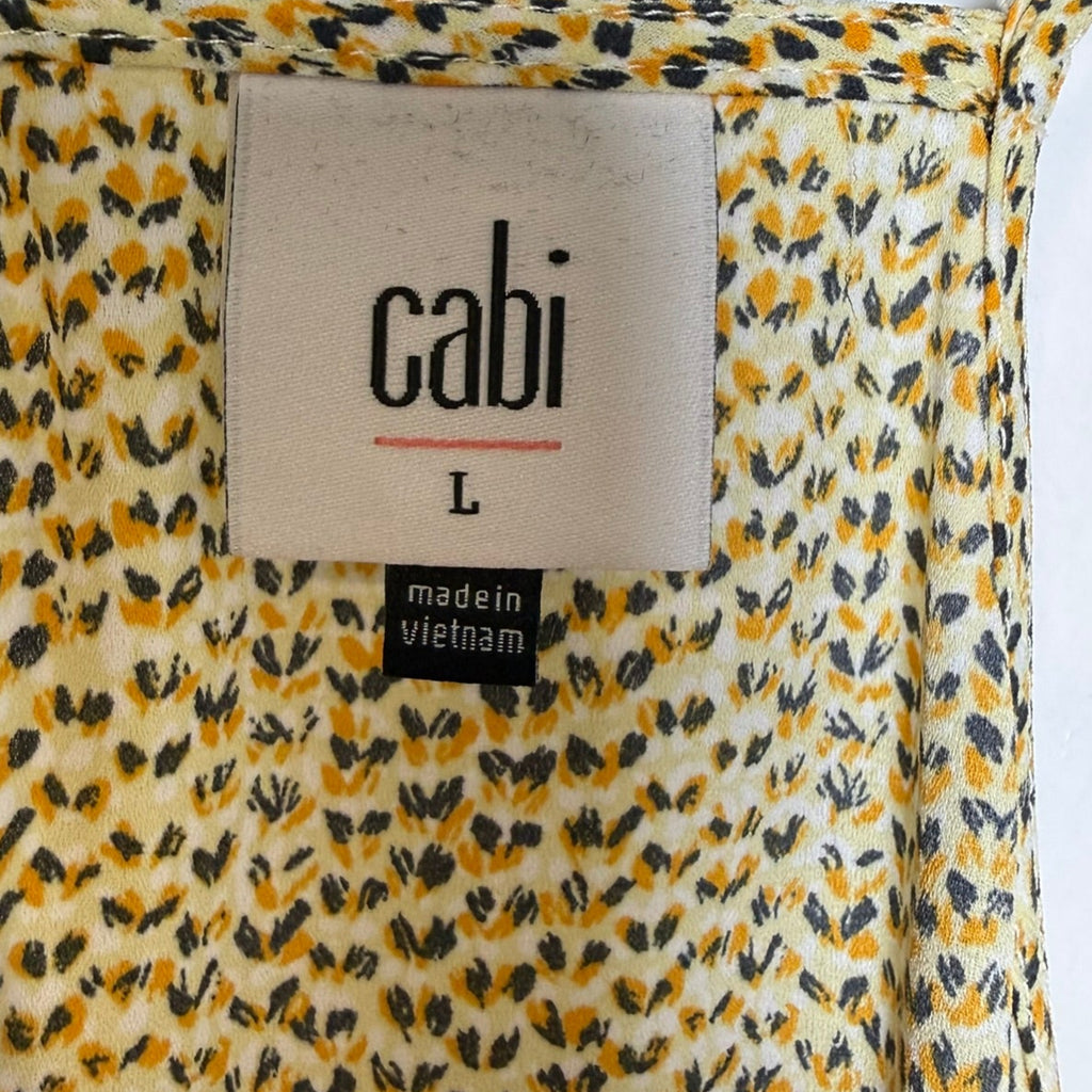 Cabi Printed Racerback Tank Top Style 5908 Size L