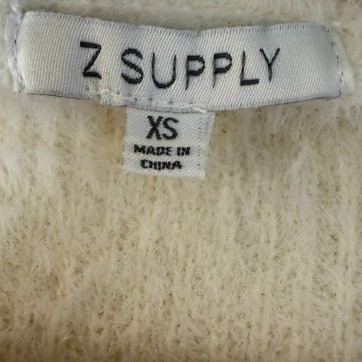 Z Supply Fuzzy Cream Cardigan Size XS