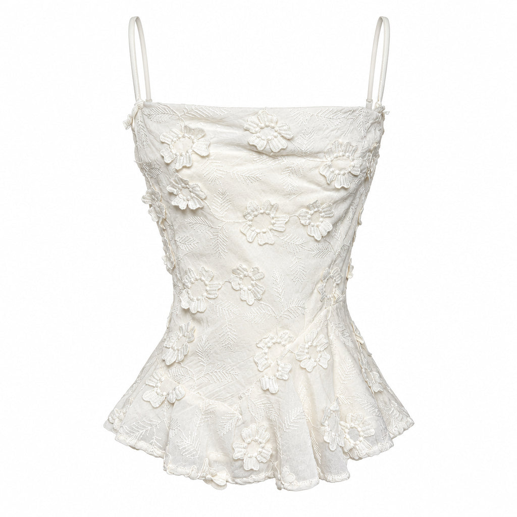ASTR the Label Floral Embroidered Cami Size S