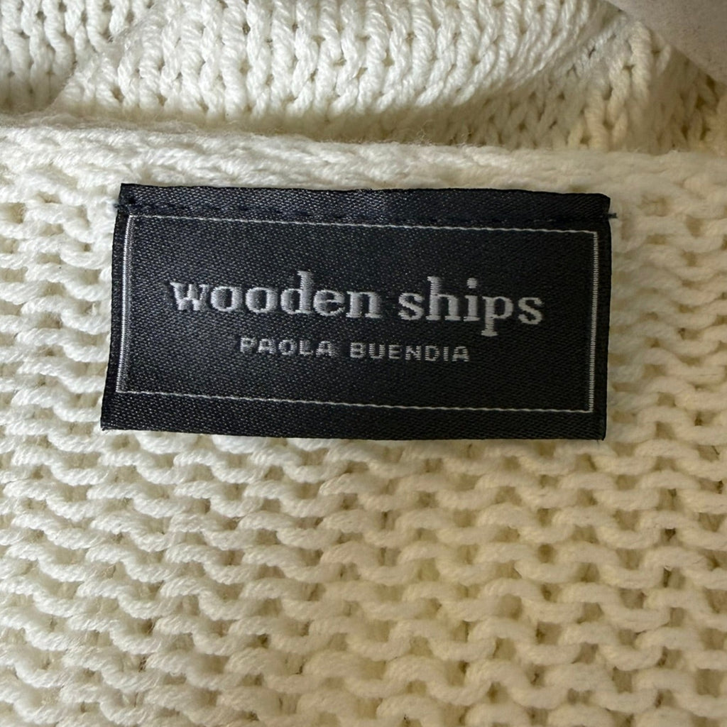 Wooden Ships Beach Knit Sweater Size S/M