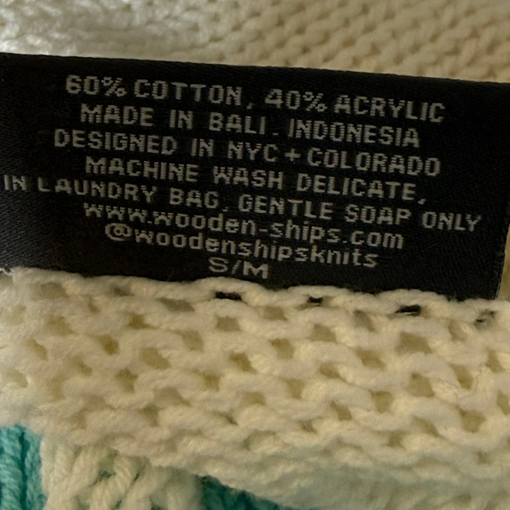 Wooden Ships Beach Knit Sweater Size S/M