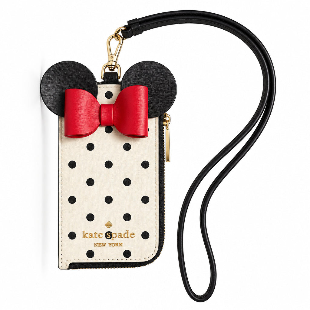 Kate Spade Minnie Mouse Lanyard ID Holder