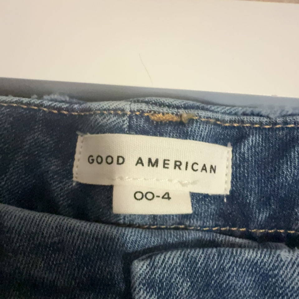 Good American Always Fits Good Legs Straight Jeans Size 4