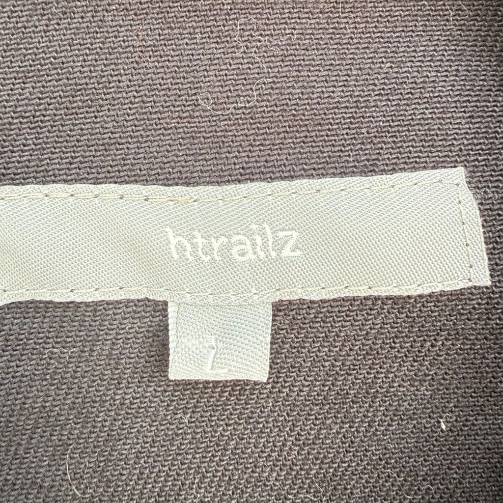 Htrailz Black Barogue Print Denim Jacket Size L