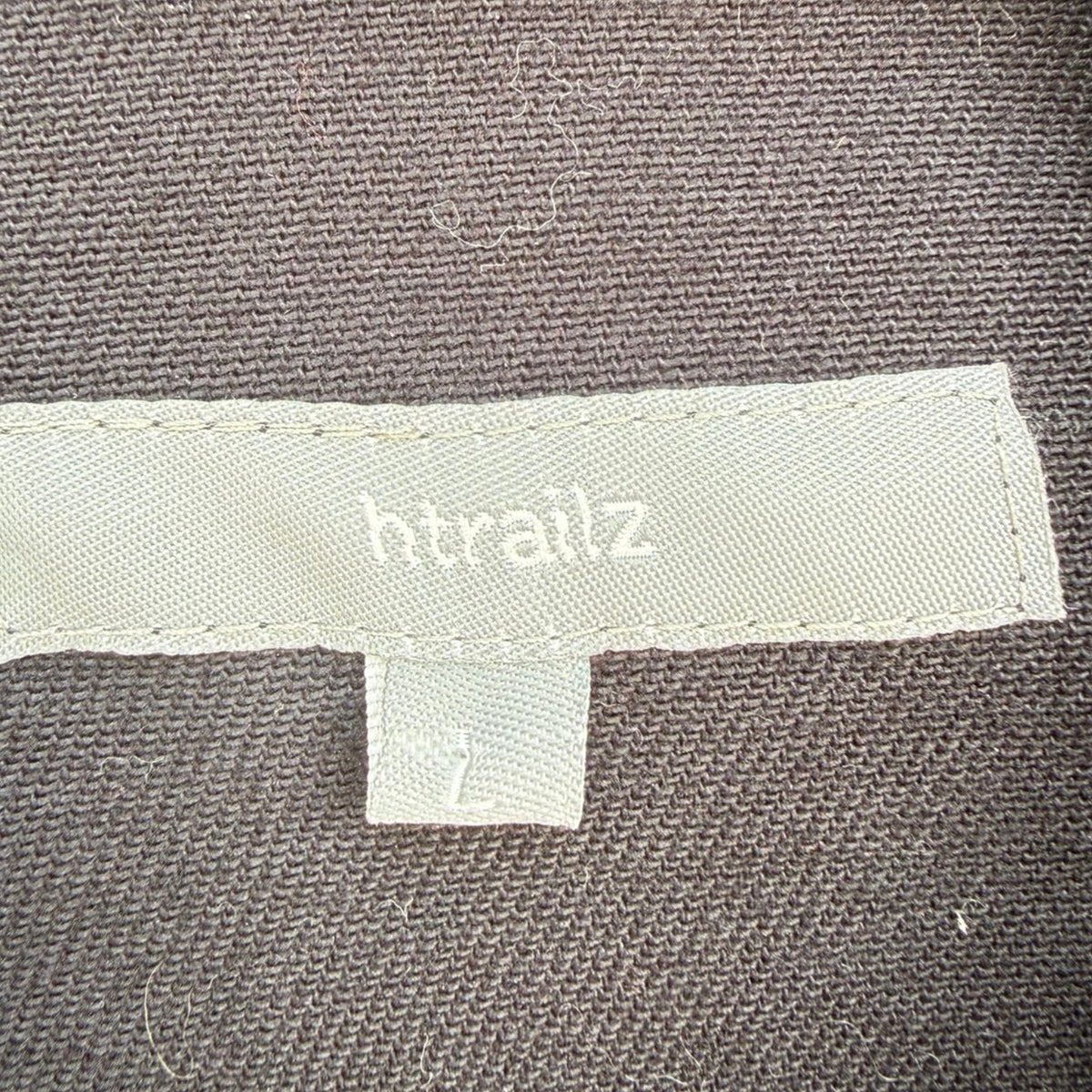 Htrailz Black Barogue Print Denim Jacket Size L