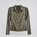 Drew Faux Suede Button Up Jacket Size M