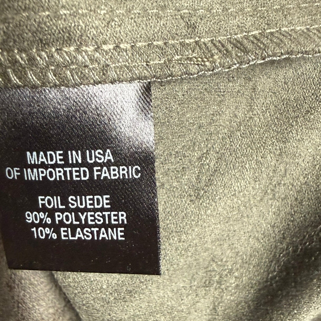 Drew Faux Suede Button Up Jacket Size M