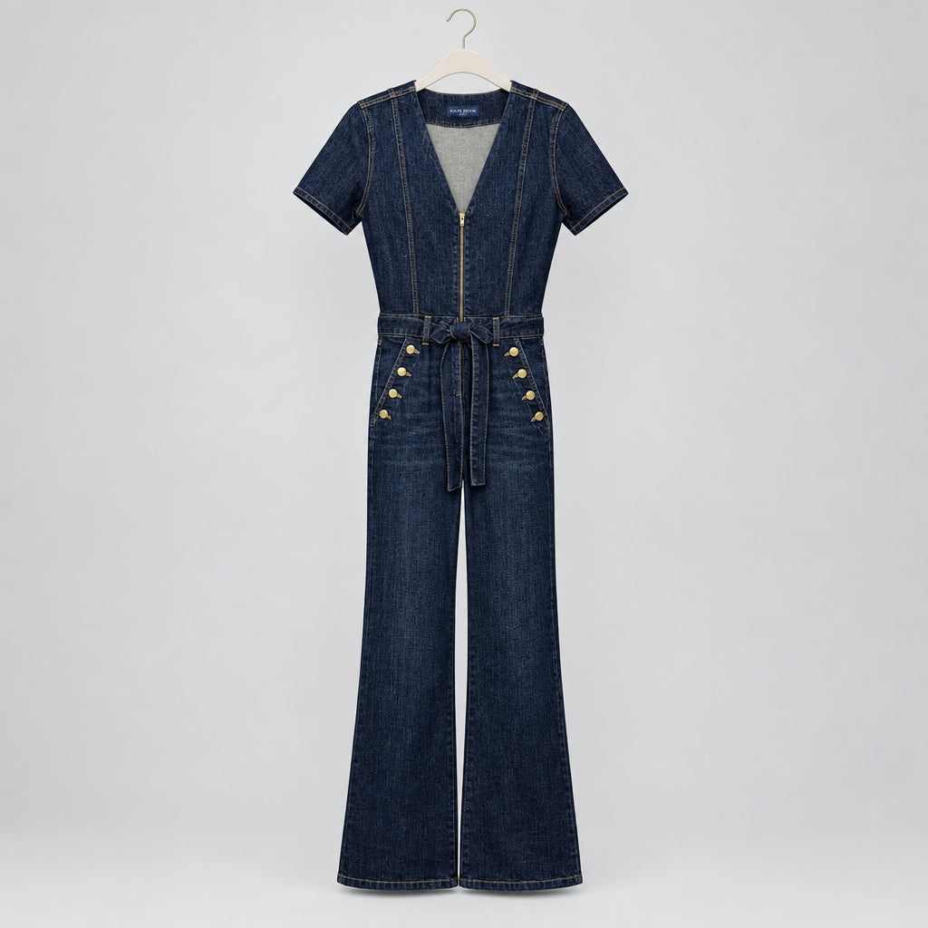 Ramy Brook Denim Jumpsuit Size 27