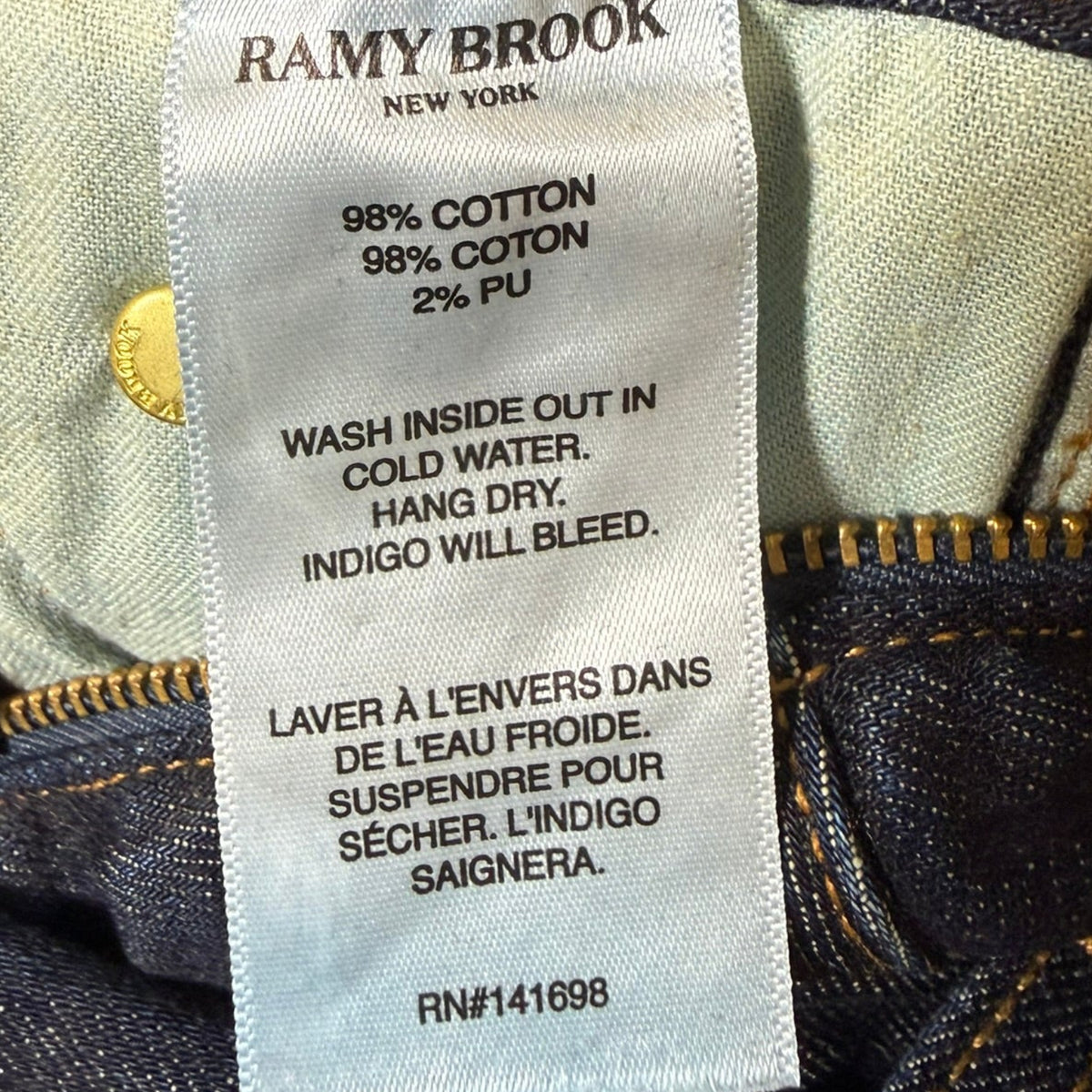 Ramy Brook Denim Jumpsuit Size 27