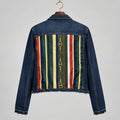Htrailz Denim Jacket with Scarf Panel Size L