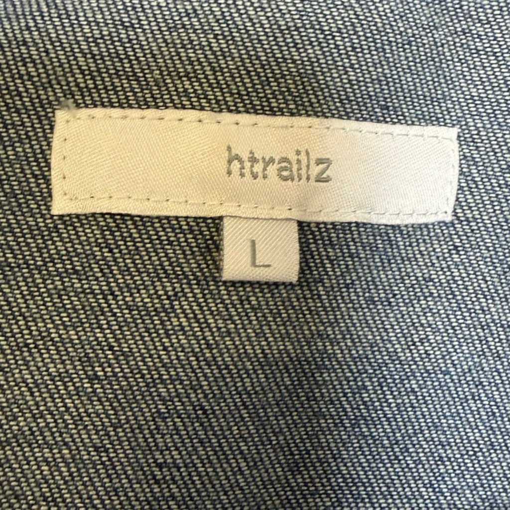 Htrailz Denim Jacket with Scarf Panel Size L