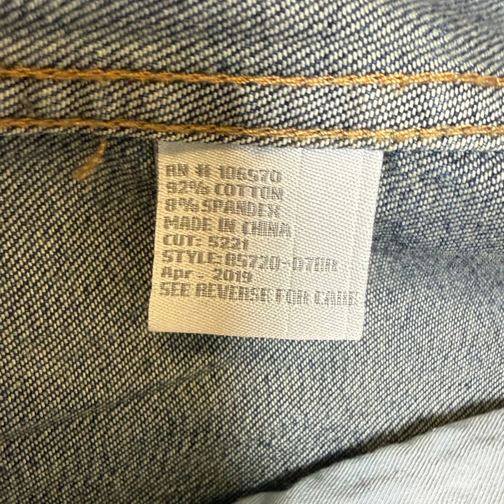 Htrailz Denim Jacket with Scarf Panel Size L