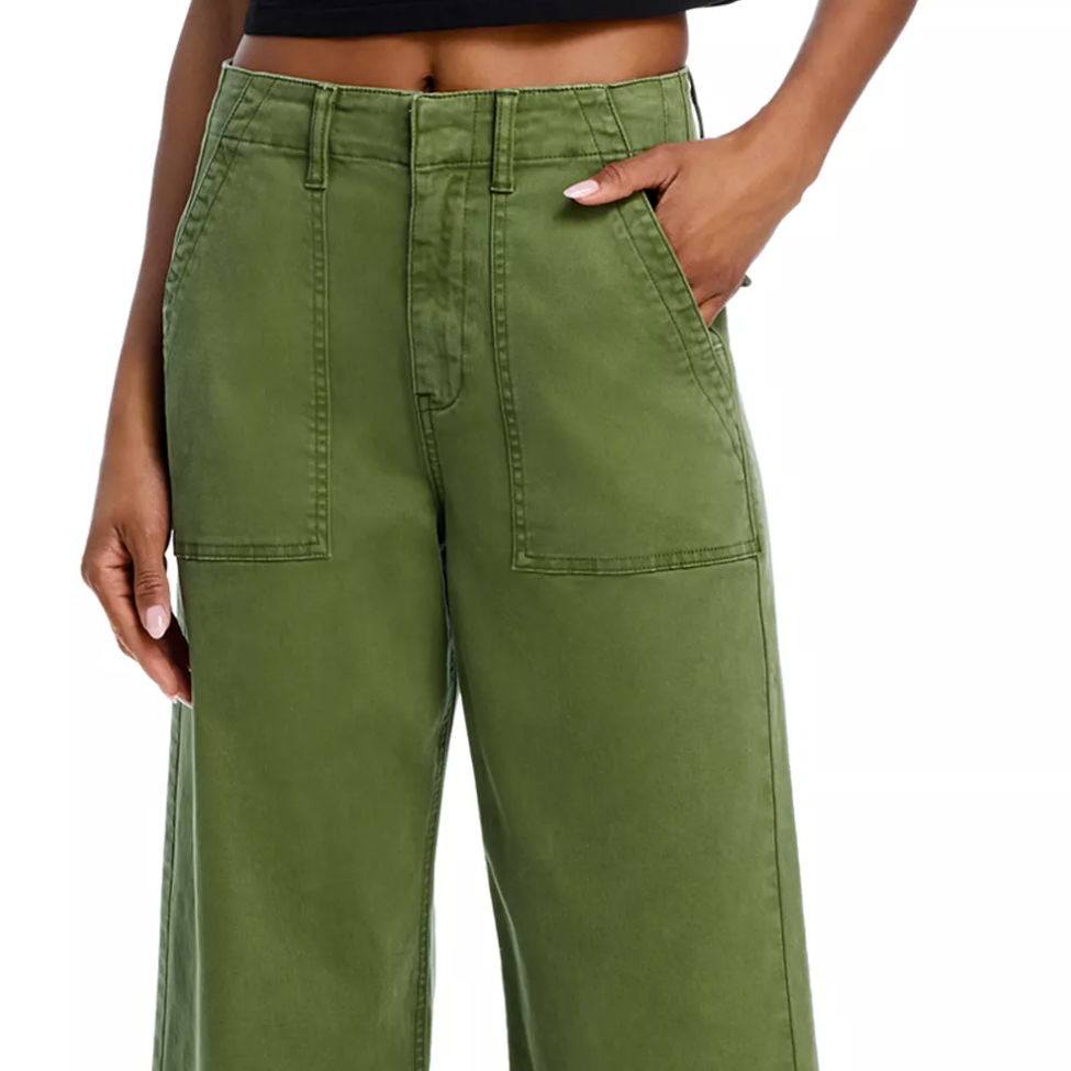 PISTOLA - SOPHIA WIDE LEG PANT Green Pants Size 26