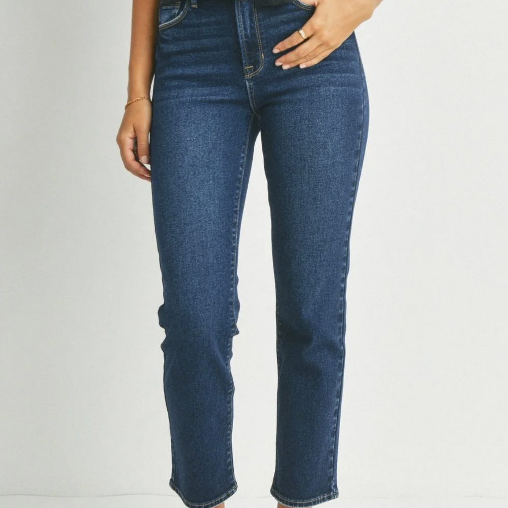 JBD High Rise Straight Leg Jean Size 26