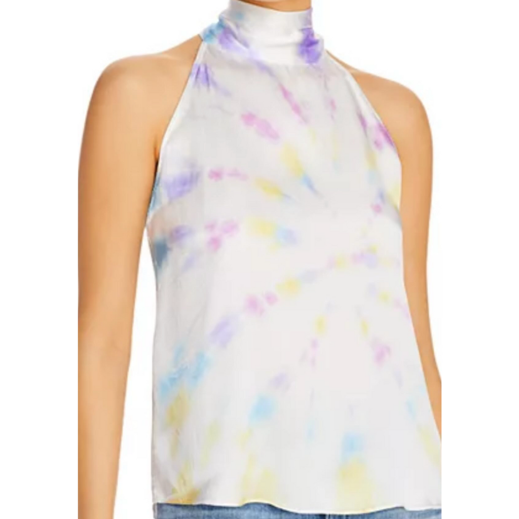 Generation Love Colorful Tie-Dye Halter Tank Top size Large