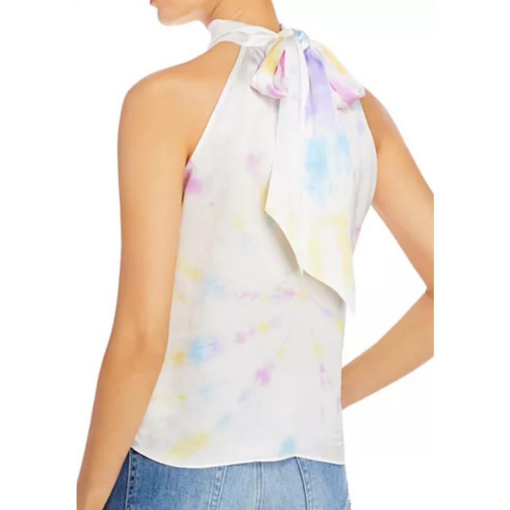 Generation Love Colorful Tie-Dye Halter Tank Top size Large