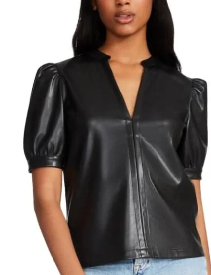 Steve Madden Apparel Women's Black Jane Top- Size Medium