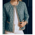 J. McLaughlin Helene Chambray Jacket Size XL