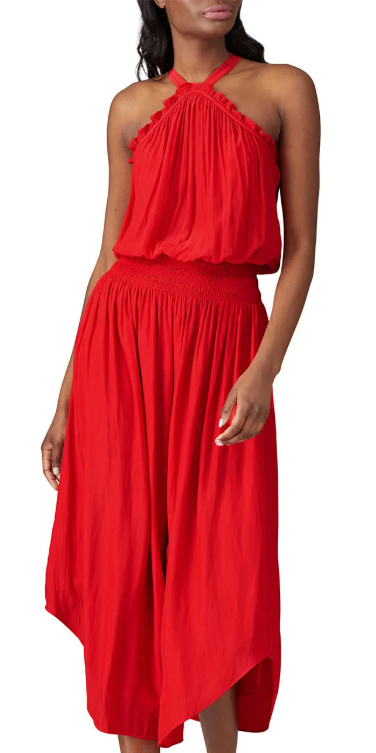 Ramy Brooke Red Chloe Dress Size Small