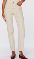 DL 1961 Patti Straight Leg High Rise Jeans- Ecru Size 27