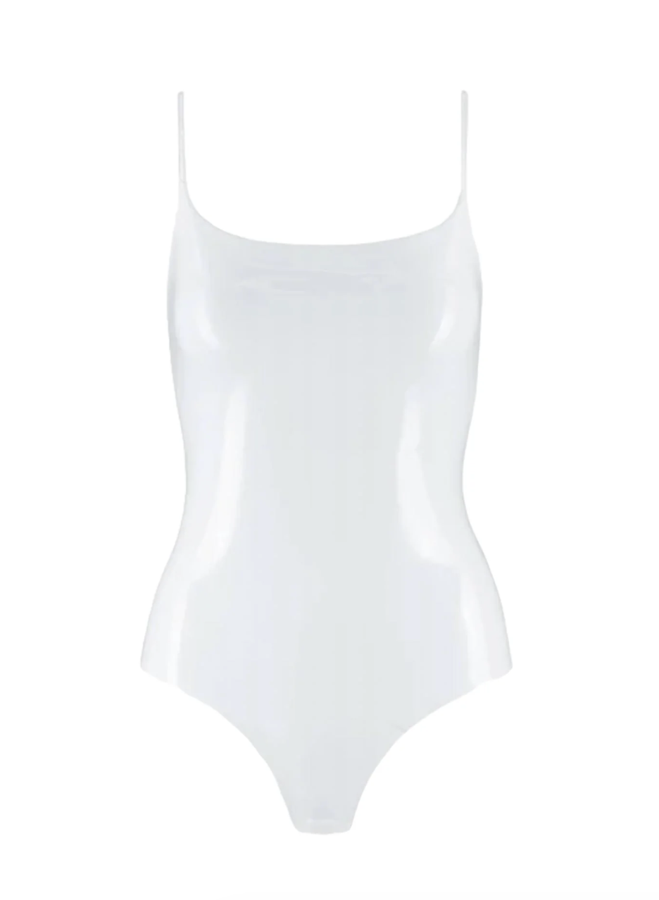 Commando - Faux Patent Leather Cami Bodysuit Size Small