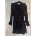 ba&sh Robe Batz Dress Carbon Size Small (1)