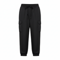 Skies Are Blue Black Satin Cargo Joggers Size Small