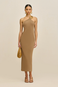 Cult Gaia CHANI One-Shoulder Hardware Midi Dress Size XS