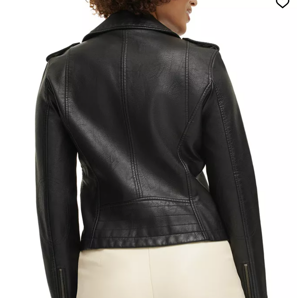 Levi's Faux Leather Moto Jacket Size Medium