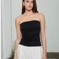 The Workshop Strapless Ruched Tube Top Size Medium