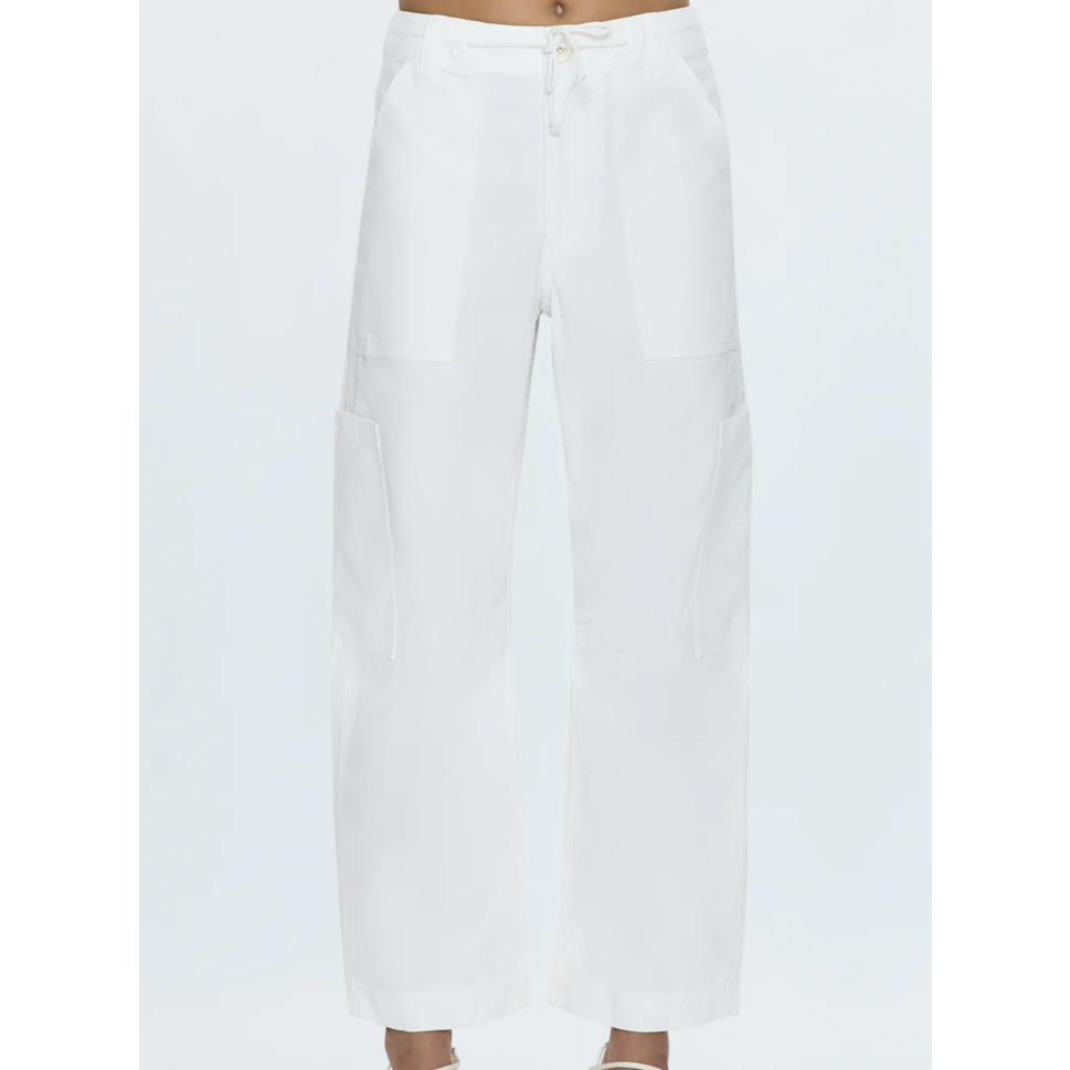 Pistola Sabrina Curved Utility Pants - White Size 26