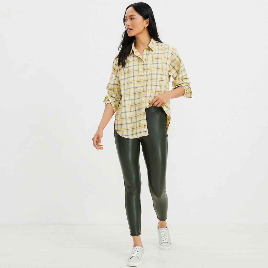 Loft Faux Leather Leggings Size XL