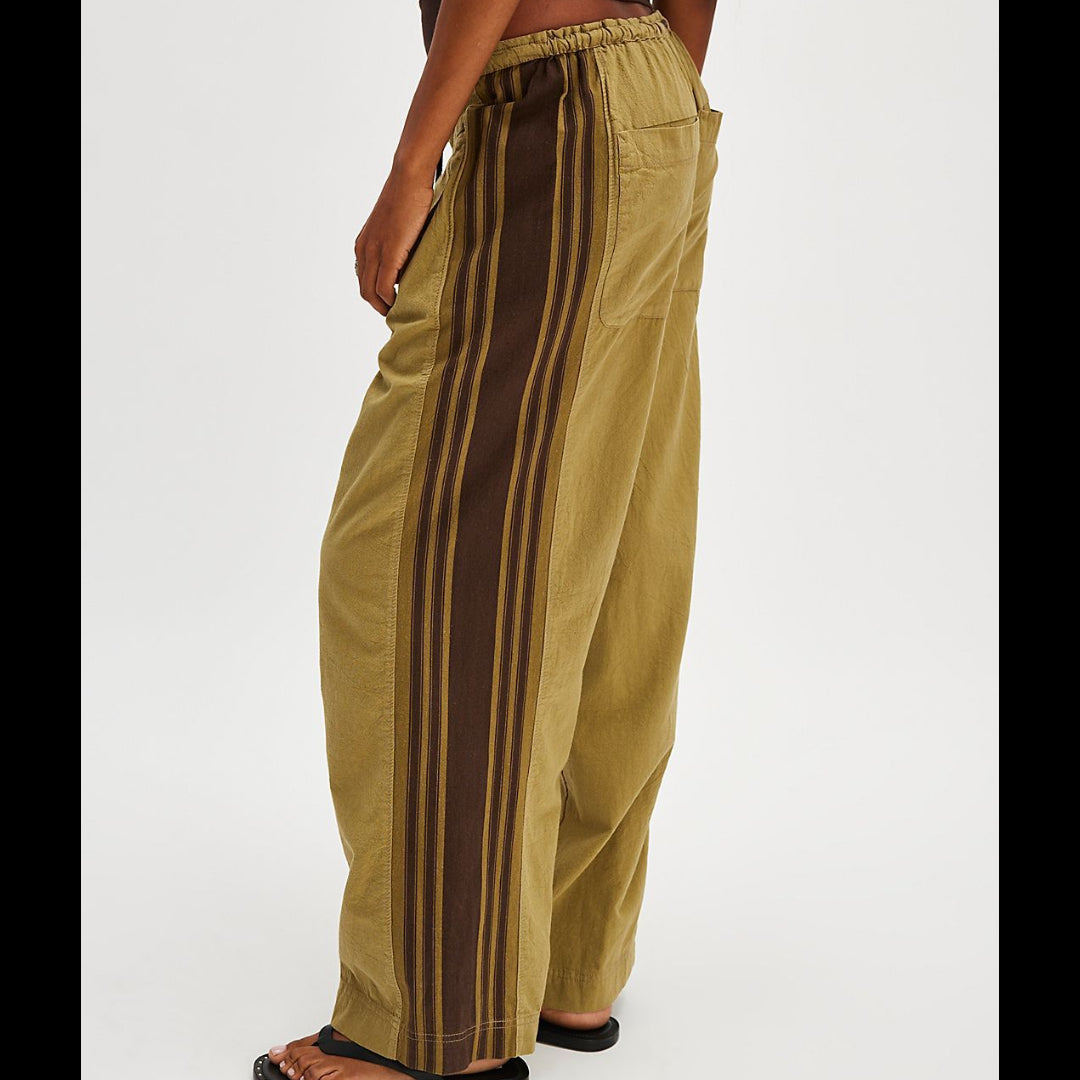 Free People Hudson Canyon Side Printed Utility Trousers Size Small