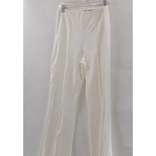 Alice + Olivia Elegant White Flare Pants SIze 14