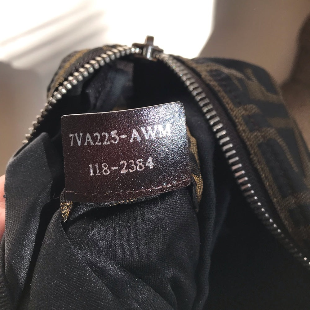 Fendi Zucchino Canvas Crossbody Bag