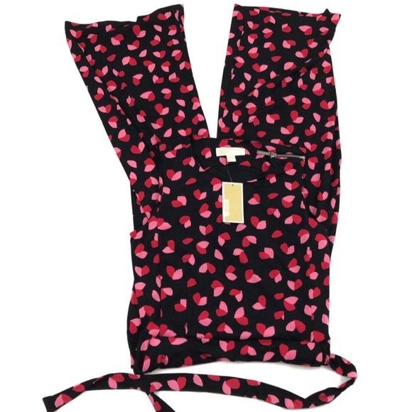 Michael Kors Petal Passion Sleeveless Jumpsuit Size 16