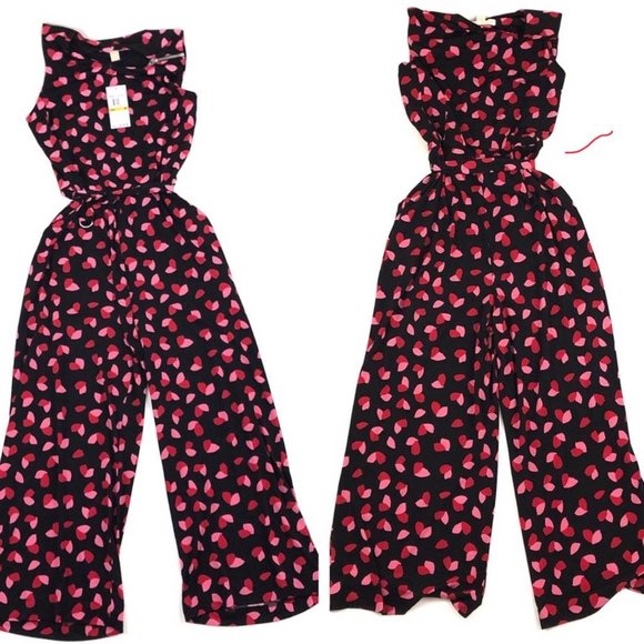 Michael Kors Petal Passion Sleeveless Jumpsuit Size 16