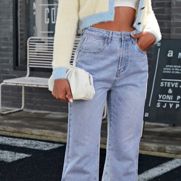 Understated Leather Clutch with Removable Chain Strap