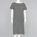 Lafayette 148 New York Black & White Stripe Dress. Size XL