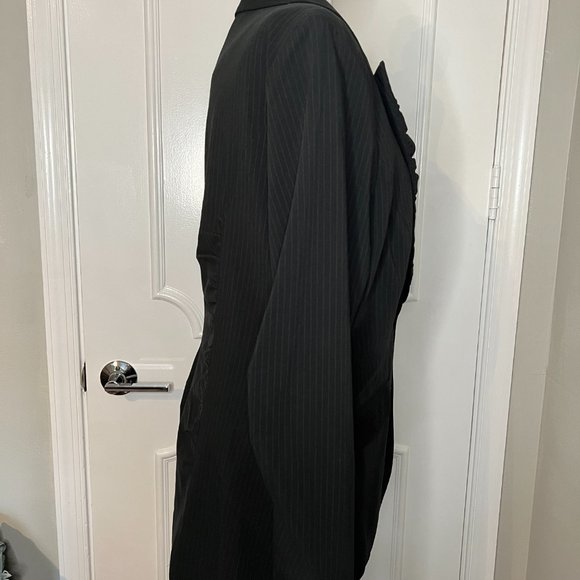 Cabi 601 black pinstripe blazer jacket size 12