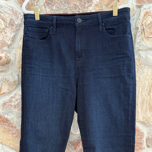 Sanctuary Jolie Kick Flared Crop Raw Hem Jeans 32