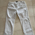 Sanctuary Ripped Slim Boyfriend White Jeans Size 32