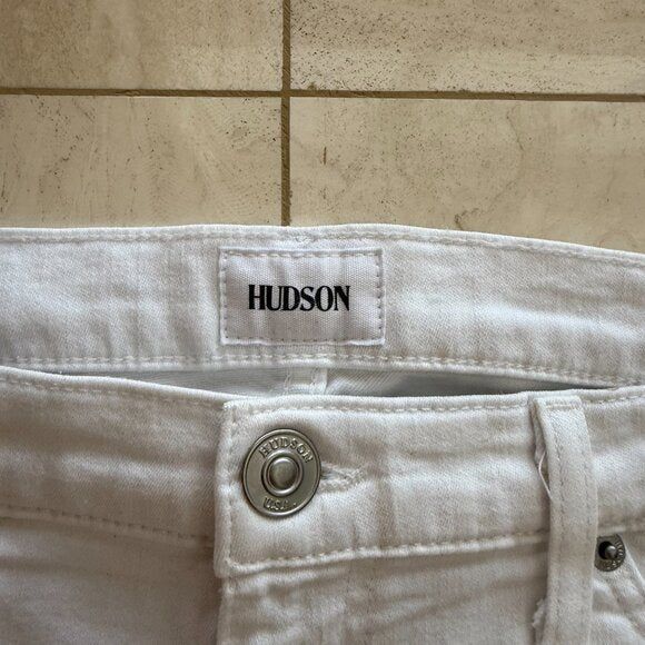 Hudson Amelia Cut Off Knee Jean Shorts Size 31