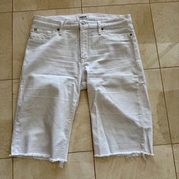 Hudson Amelia Cut Off Knee Jean Shorts Size 31